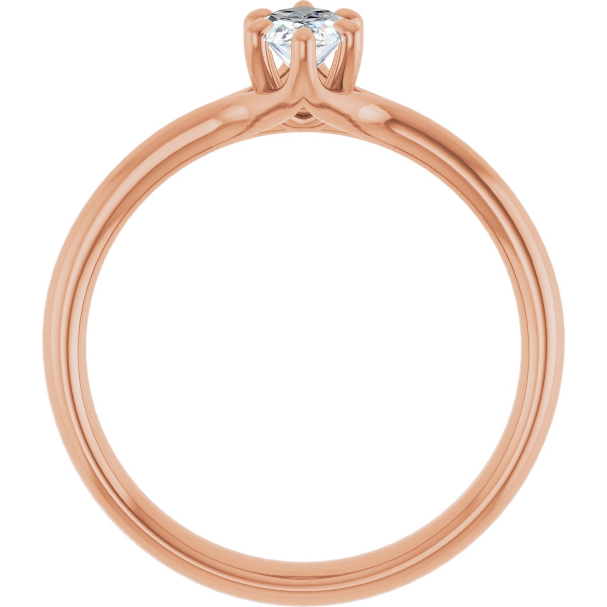 Marquise Solitaire Engagement Ring Mounting - gallery - Series 122118