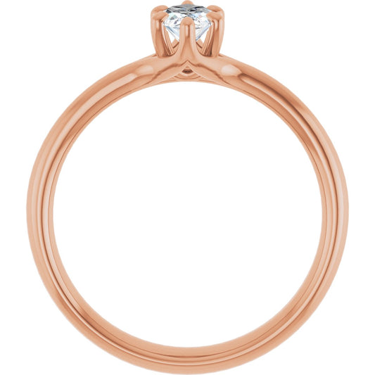 Marquise Solitaire Engagement Ring Mounting - gallery - Series 122118