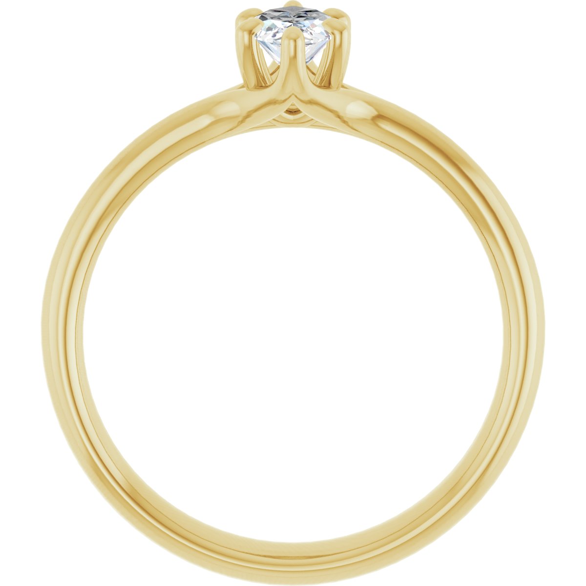 Marquise Solitaire Engagement Ring Mounting - gallery - Series 122118