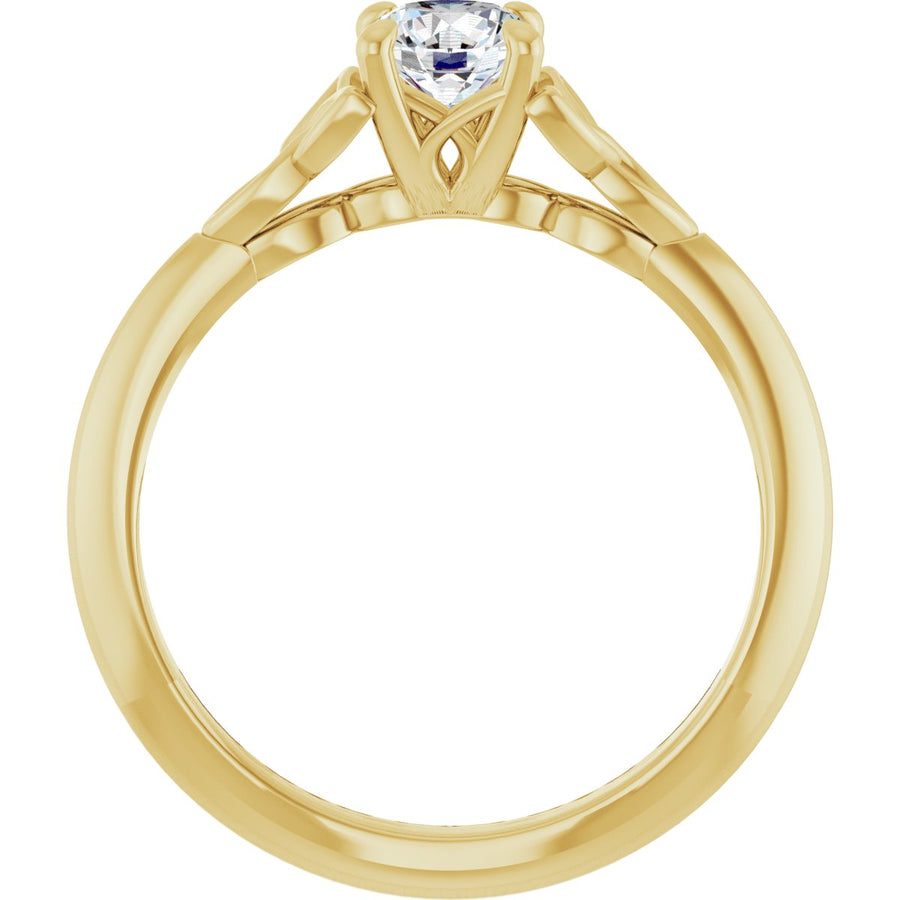 Round Solitaire Celtic-Inspired Engagement Ring or Band Mounting - gallery - Series 124179