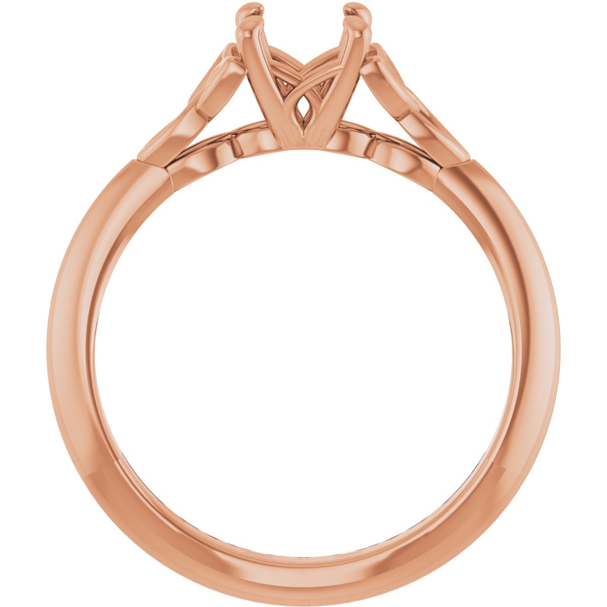 Round Solitaire Celtic-Inspired Engagement Ring or Band Mounting - gallery - Series 124179