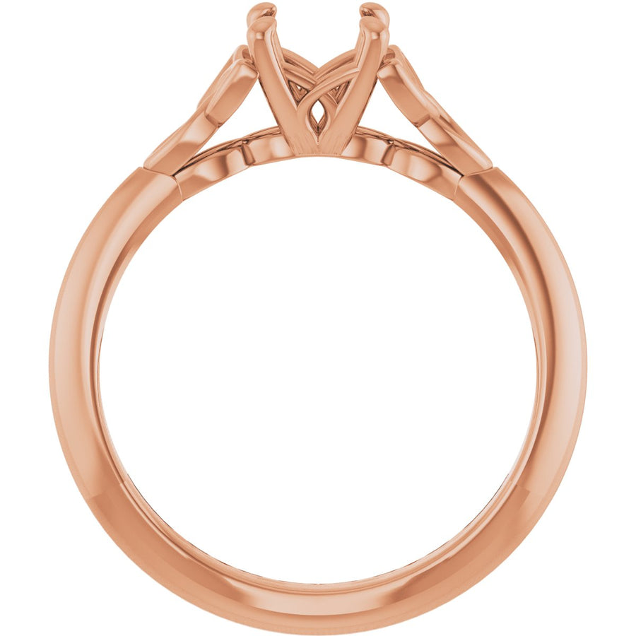 Round Solitaire Celtic-Inspired Engagement Ring or Band Mounting - gallery - Series 124179