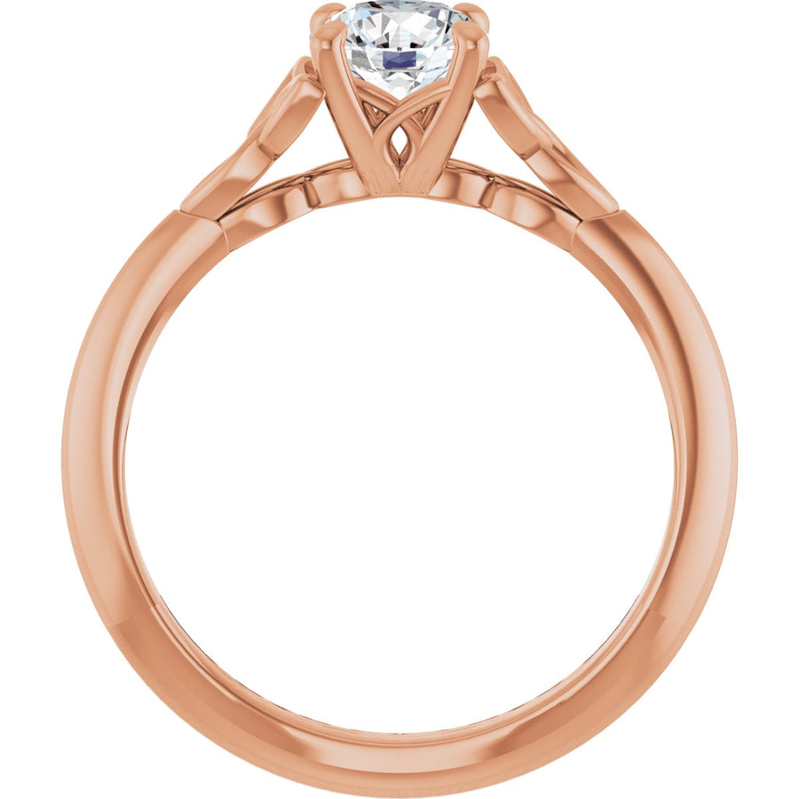 Round Solitaire Celtic-Inspired Engagement Ring or Band Mounting - gallery - Series 124179