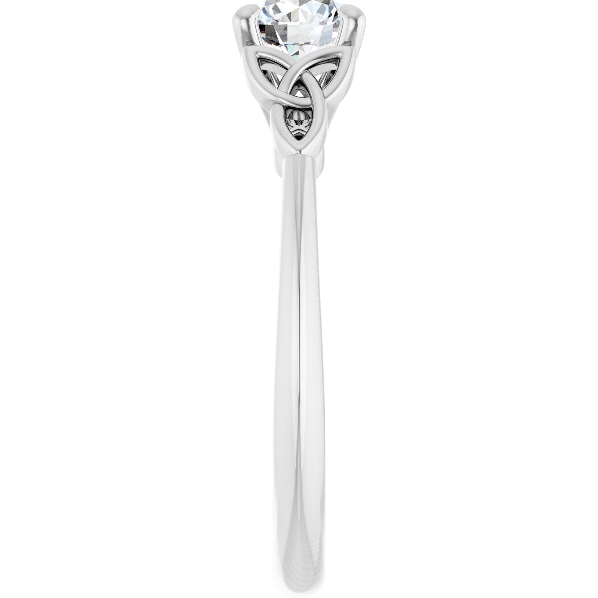 Round Solitaire Celtic-Inspired Engagement Ring or Band Mounting - gallery - Series 124179