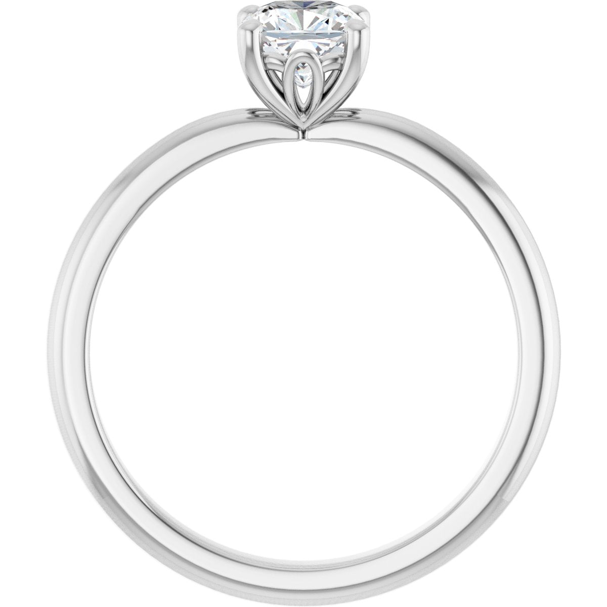 Cushion Engagement Ring (5 X 5 Mm) Mounting - gallery - Series 124170