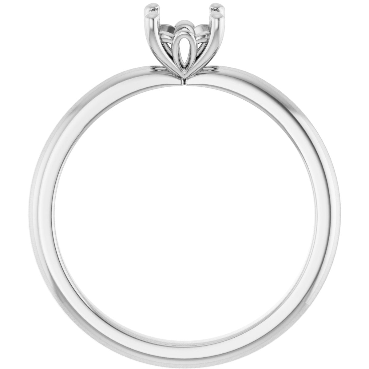 Cushion Engagement Ring (5 X 5 Mm) Mounting - gallery - Series 124170
