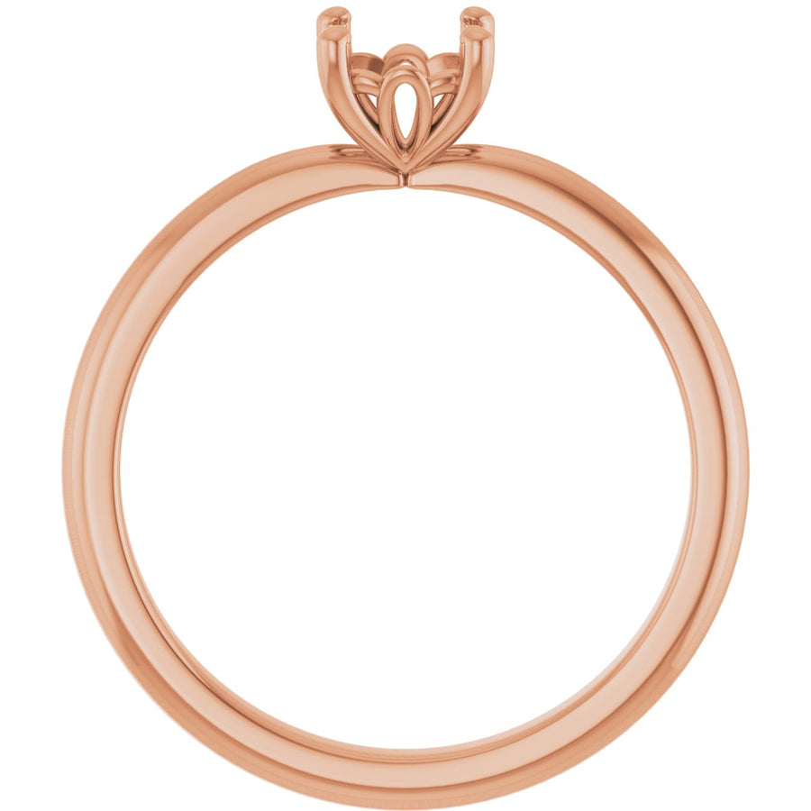 Cushion Engagement Ring (5 X 5 Mm) Mounting - gallery - Series 124170