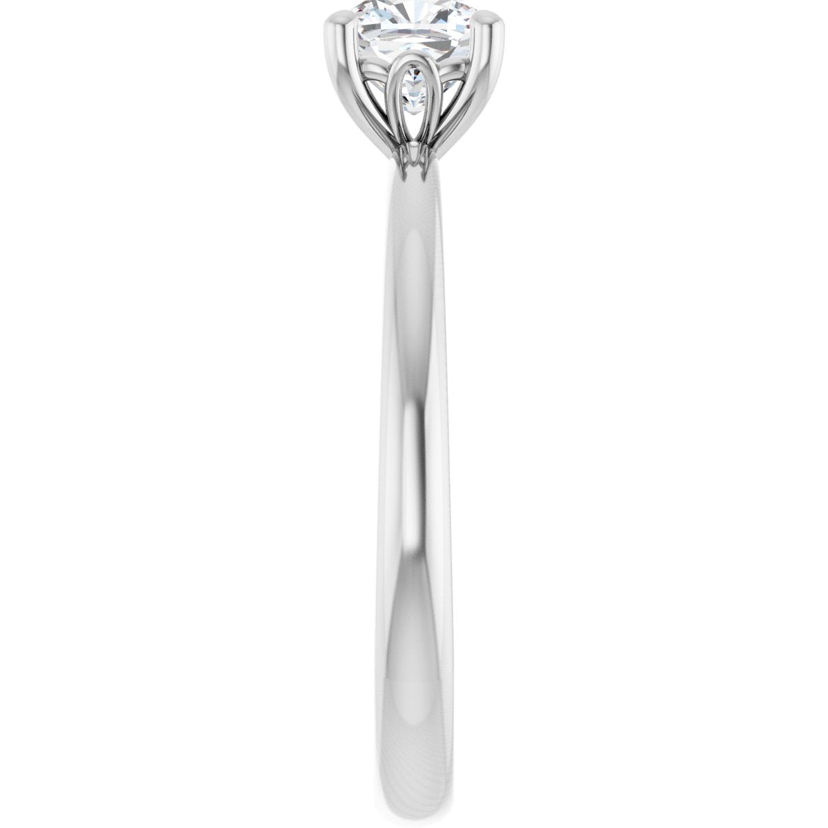 Cushion Engagement Ring (5 X 5 Mm) Mounting - gallery - Series 124170