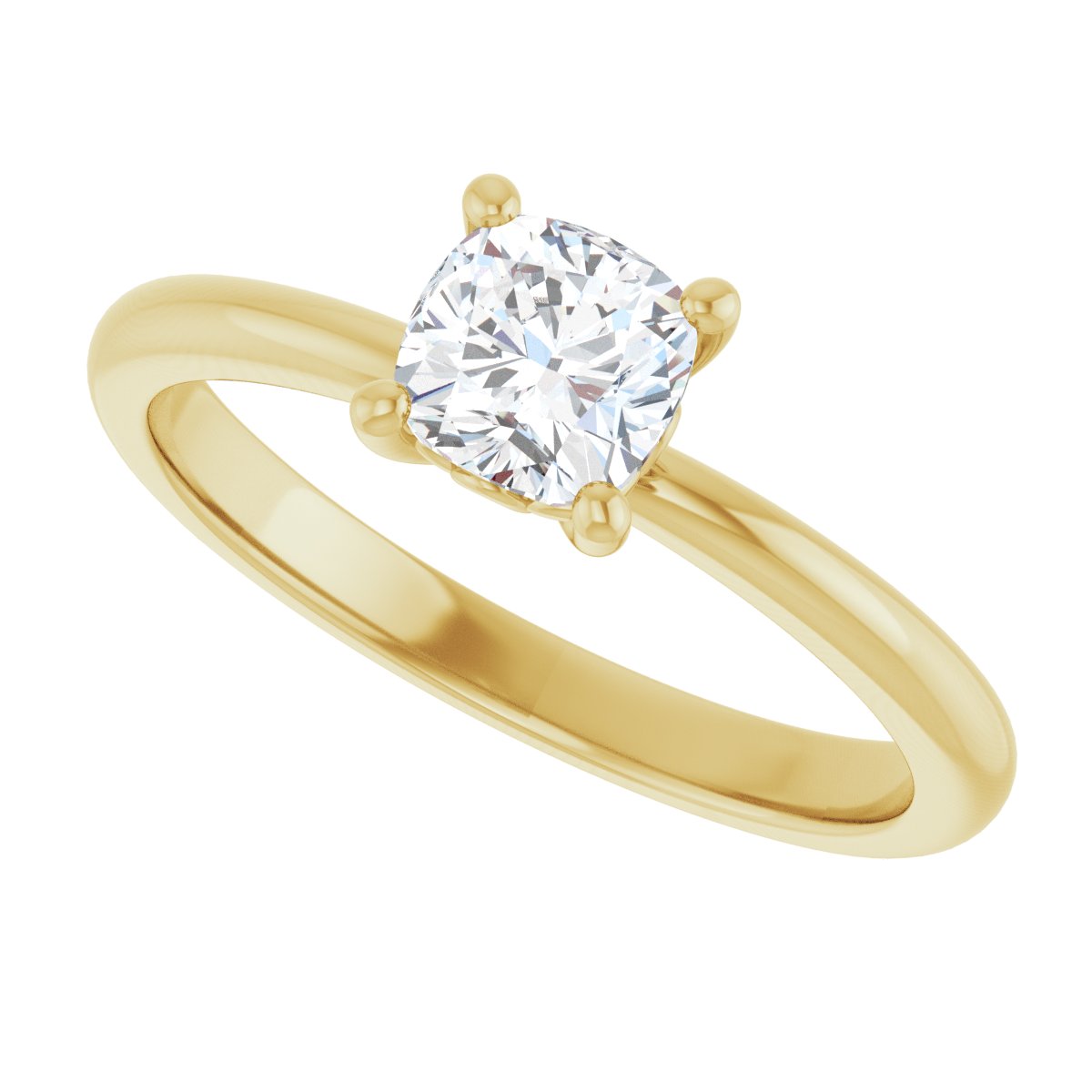 Cushion Engagement Ring (5 X 5 Mm) Mounting - gallery - Series 124170