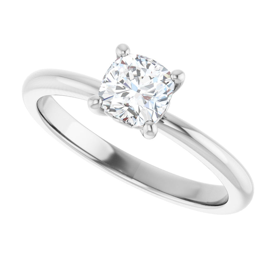Cushion Engagement Ring (5 X 5 Mm) Mounting - gallery - Series 124170