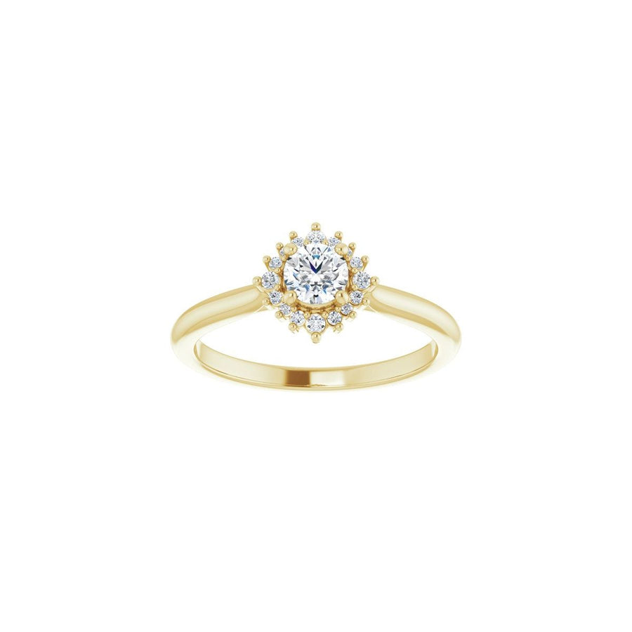 Round Halo-Style Engagement Ring Semi-Mount - gallery - Series 124470