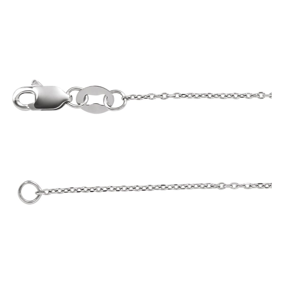 1 mm Cable Chain Bracelet (1 Mm / 6 1/2-7 1/2 In) - Sterling Silver - Series CH1101