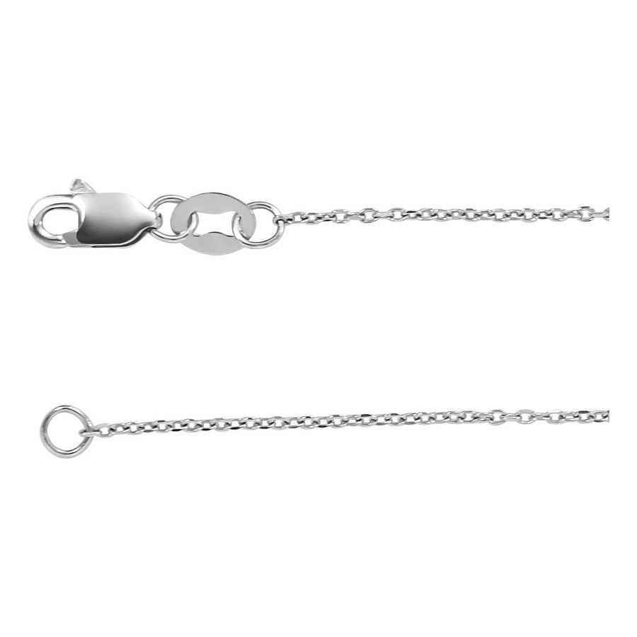 1 mm Cable Chain Bracelet (1 Mm / 6 1/2-7 1/2 In) - Sterling Silver - Series CH1101