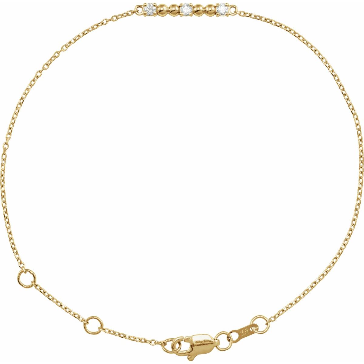 Beaded Bar Bracelet - Series BRC817