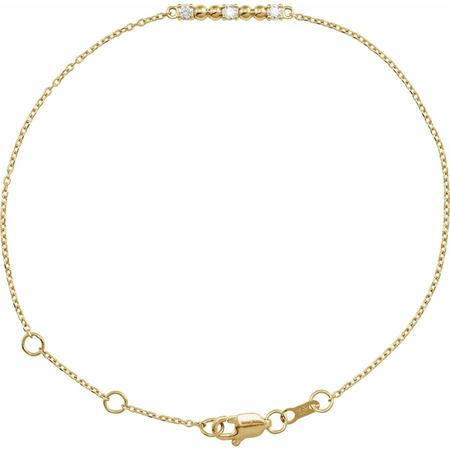 Beaded Bar Bracelet - Series BRC817
