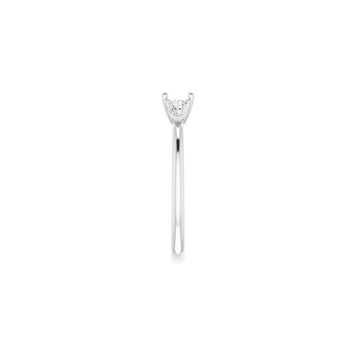 Square Three-Stone Engagement Ring Semi-Mount - gallery - Series 124694