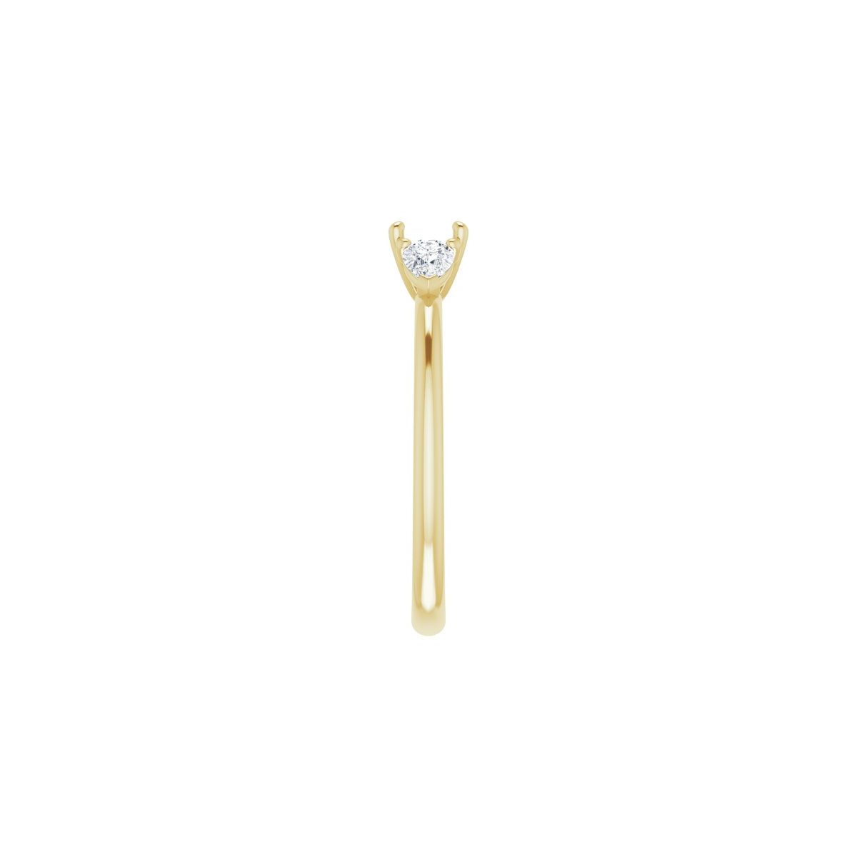 Square Three-Stone Engagement Ring Semi-Mount - gallery - Series 124694