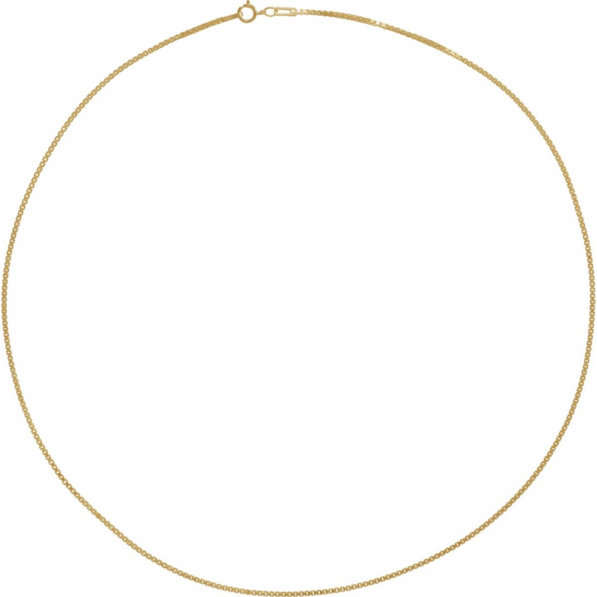 1.3 mm Diamond-Cut Box Chain Bracelet (1.3 Mm / 7 In) - gallery - Series CH489