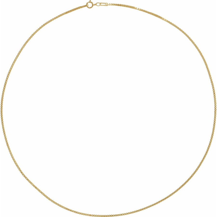 1.3 mm Diamond-Cut Box Chain Bracelet (1.3 Mm / 7 In) - gallery - Series CH489