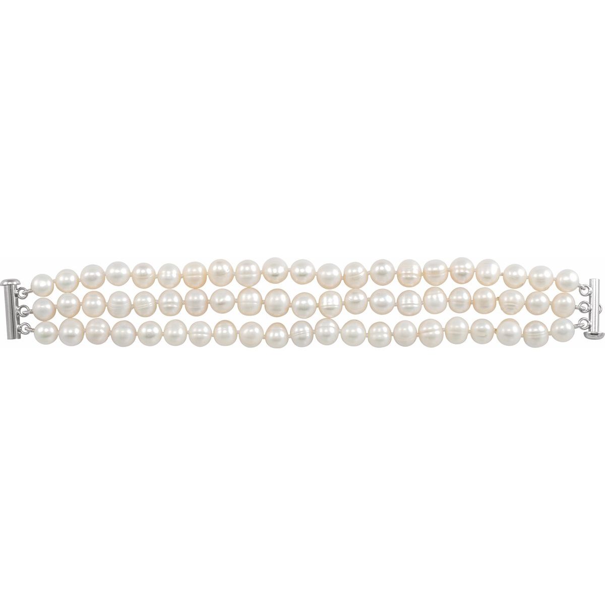 Pearl 3-Strand Bracelet - gallery - Series 67262