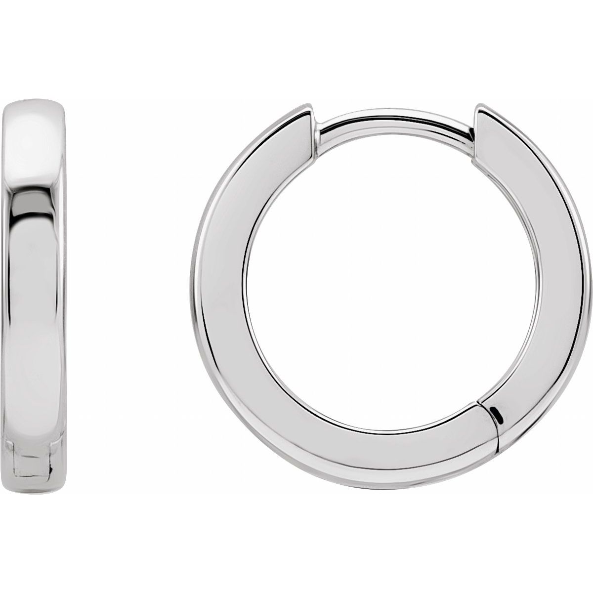 Hinged Hoop Earrings (12 Mm)