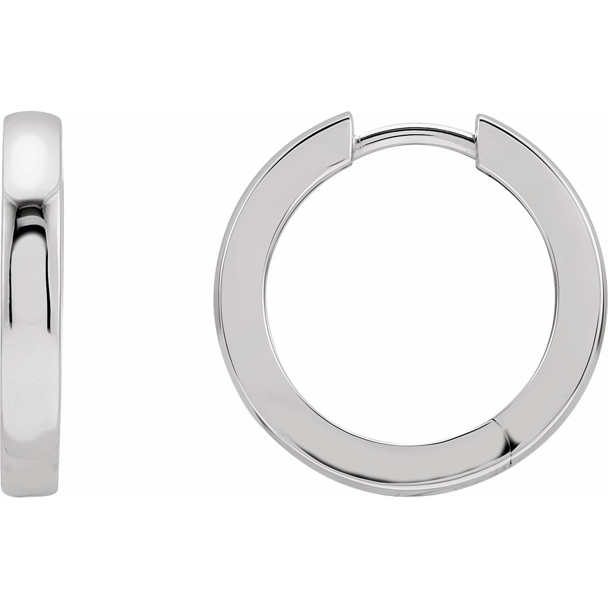 Hinged Hoop Earrings (10 Mm)