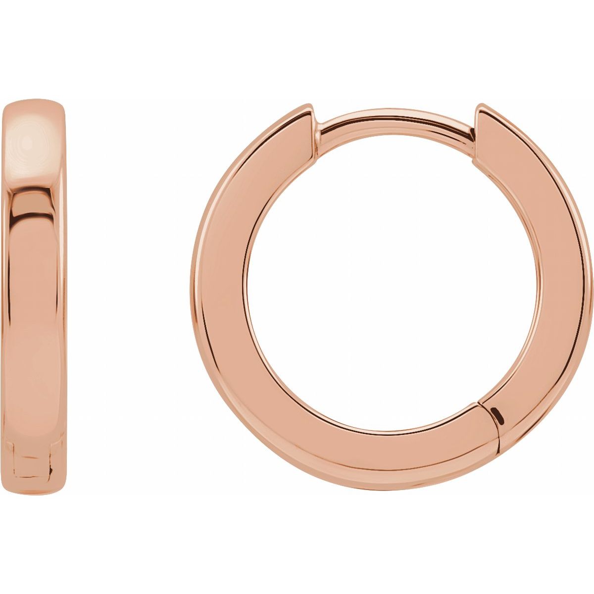 Hinged Hoop Earrings (14 Mm)