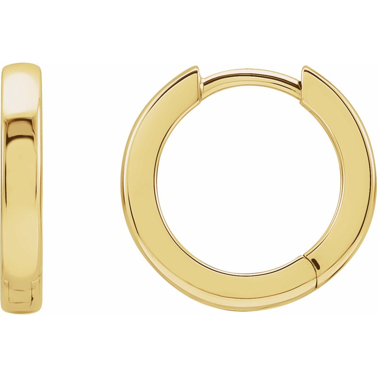 Hinged Hoop Earrings (10 Mm)