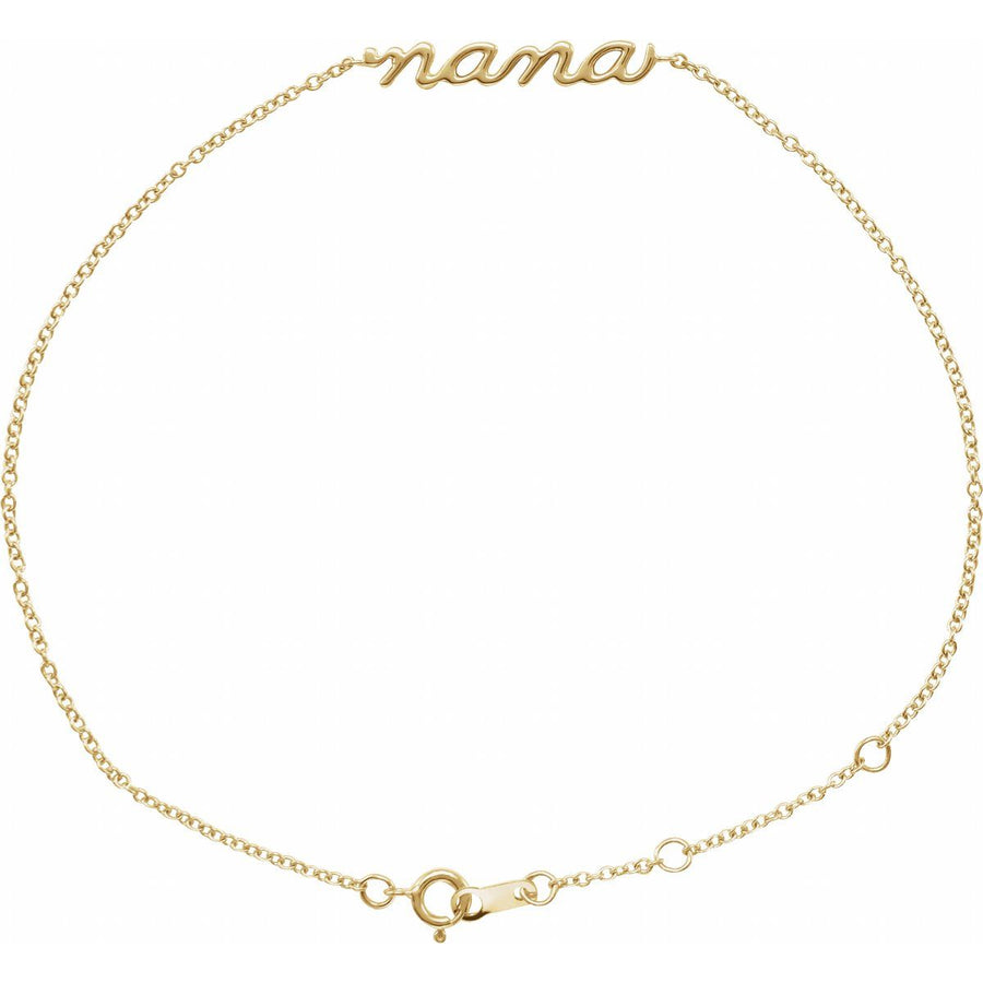 Nana Bracelet - 14K Yellow Gold - Series BRC878