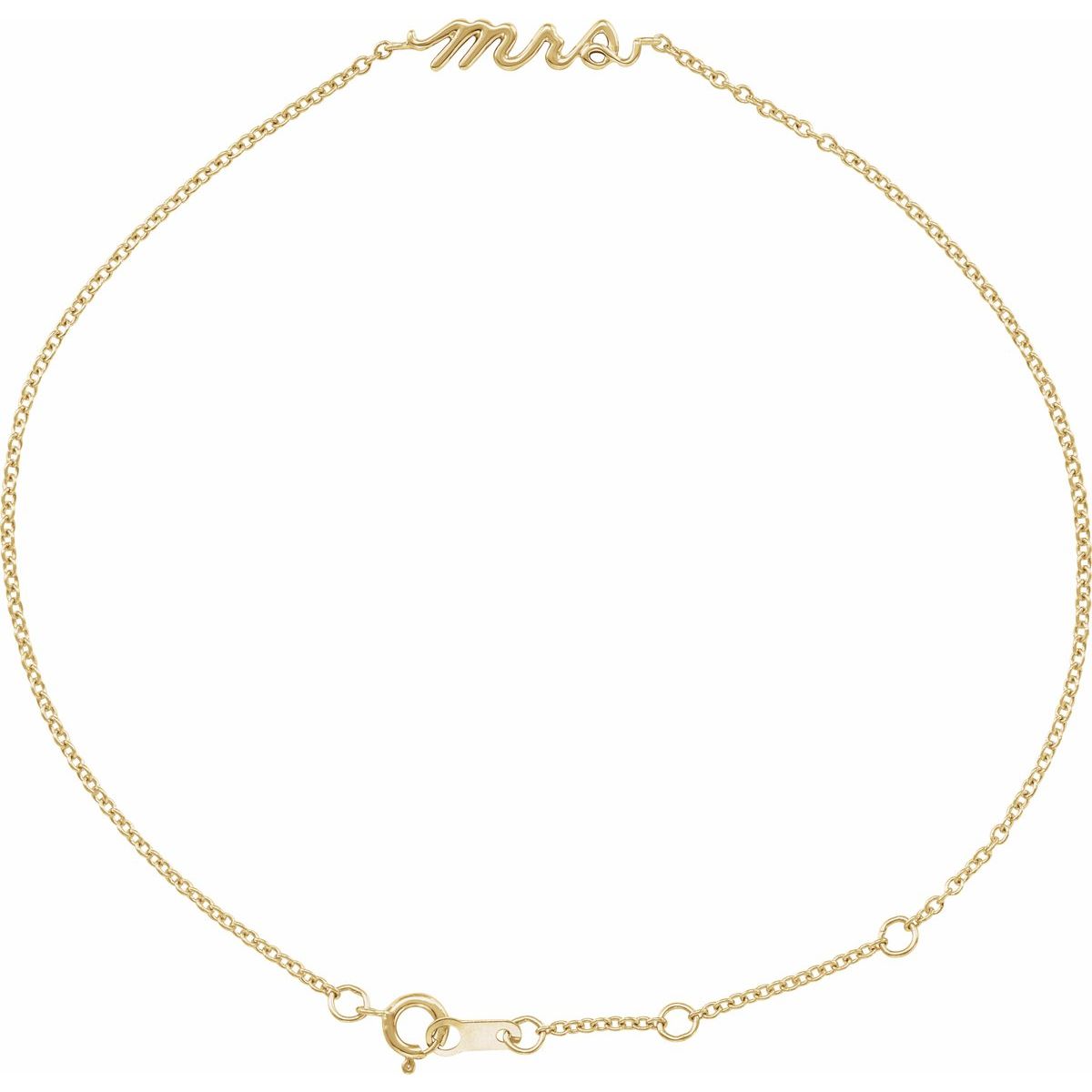 Mrs Bracelet - 14K Yellow Gold - Series BRC880