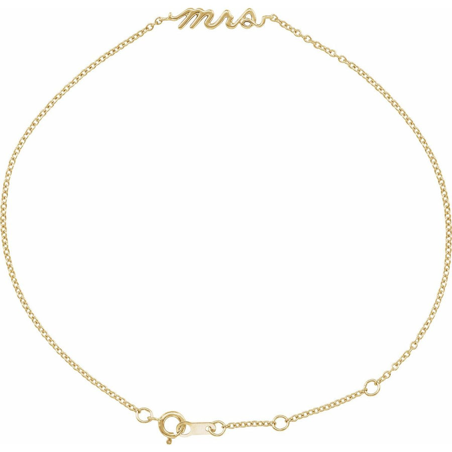 Mrs Bracelet - 14K Yellow Gold - Series BRC880