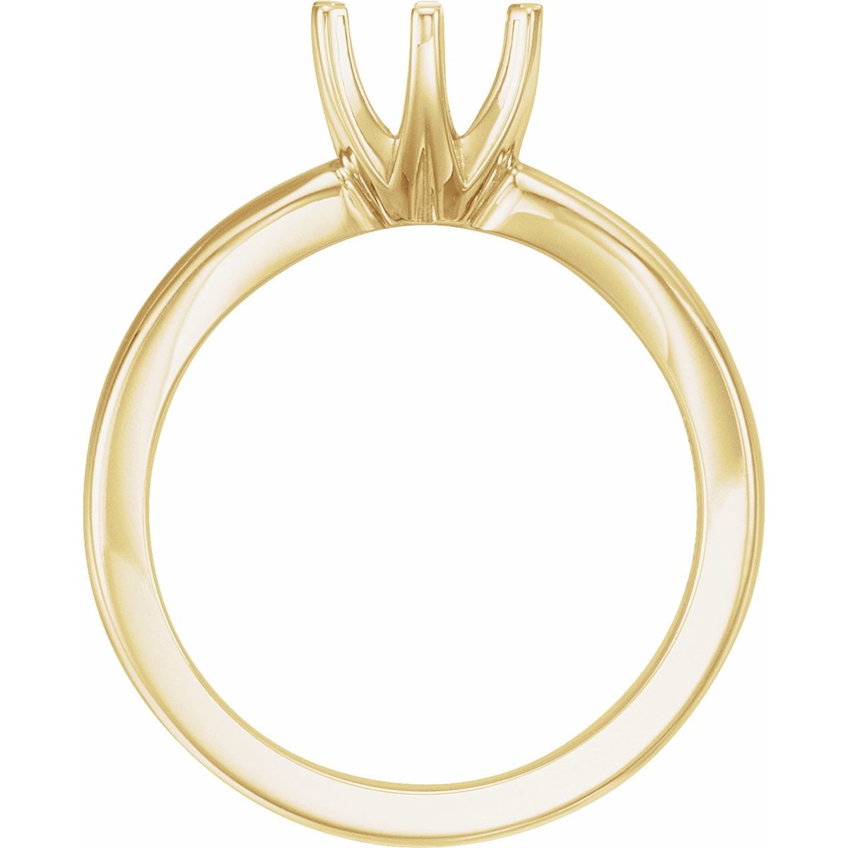 Round Solstice Solitaire Engagement Ring Mounting - gallery - Series 16020605