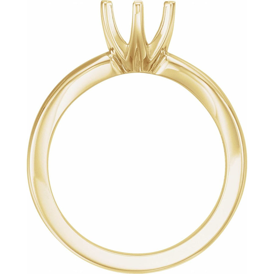 Round Solstice Solitaire Engagement Ring Mounting - gallery - Series 16020605