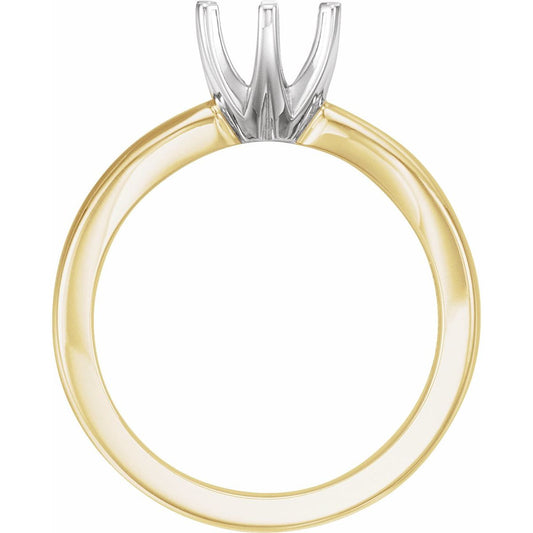 Round Solstice Solitaire Engagement Ring Mounting - gallery - Series 16020605
