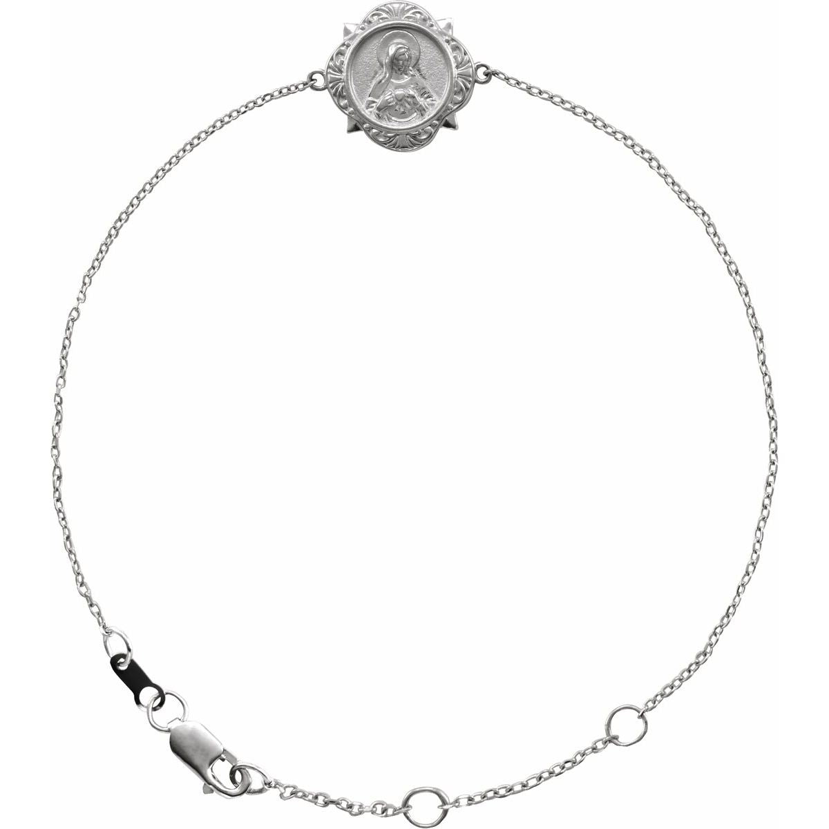 Miraculous Mary Bracelet - Sterling Silver - Series BRC819