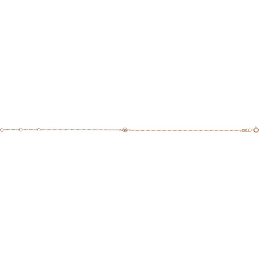 Bezel-Set Link Bracelet - gallery - Series BRC808