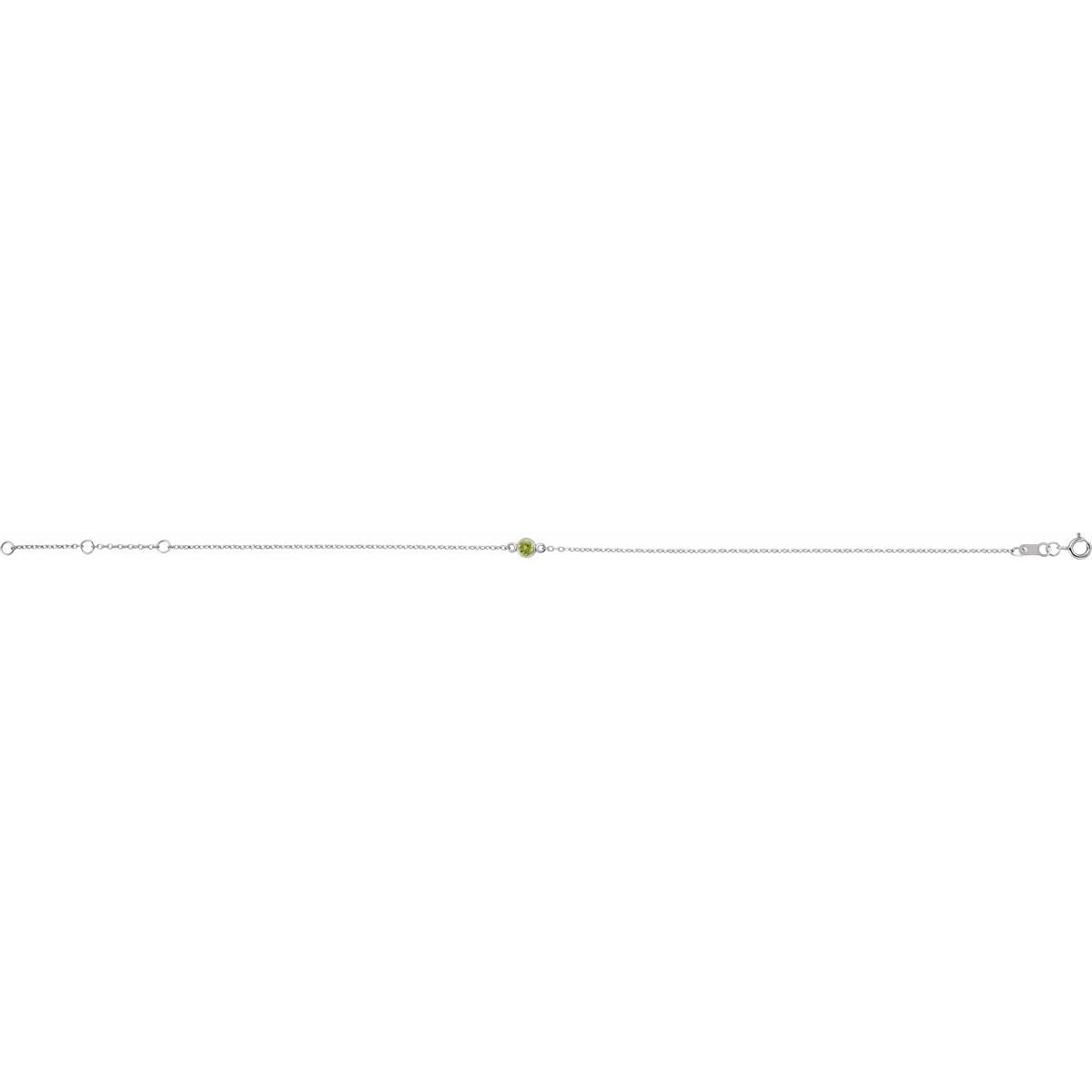 Bezel-Set Link Bracelet - gallery - Series BRC808