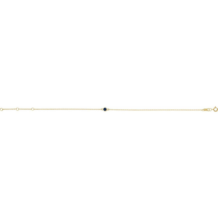Bezel-Set Link Bracelet - gallery - Series BRC808