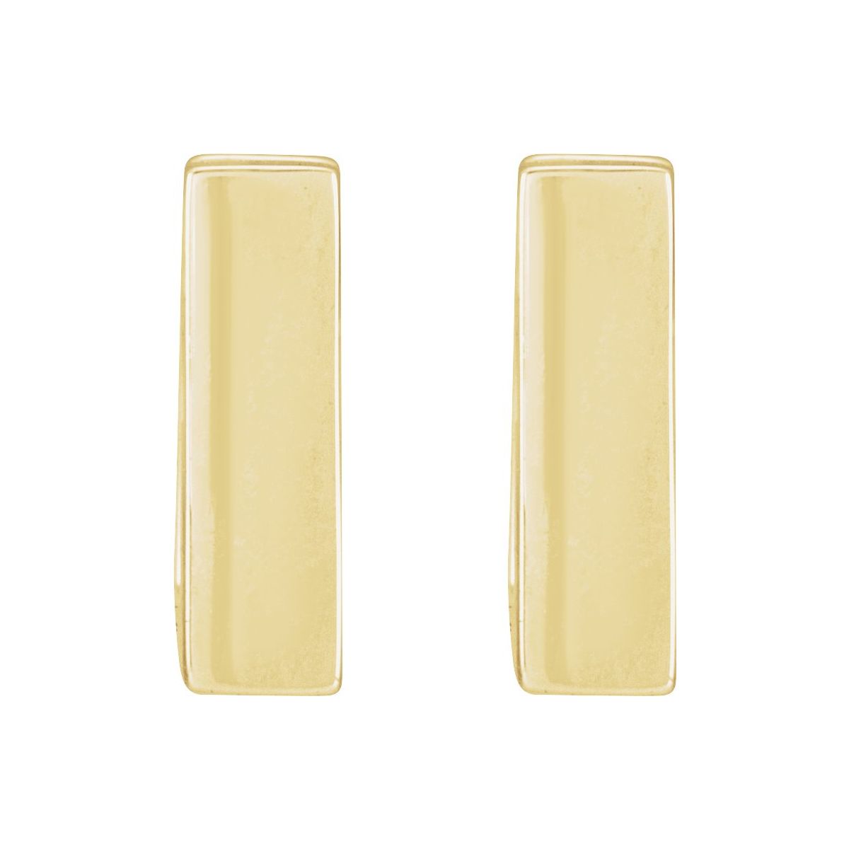 Square Huggie Hoop Earrings (10 X 10 Mm)