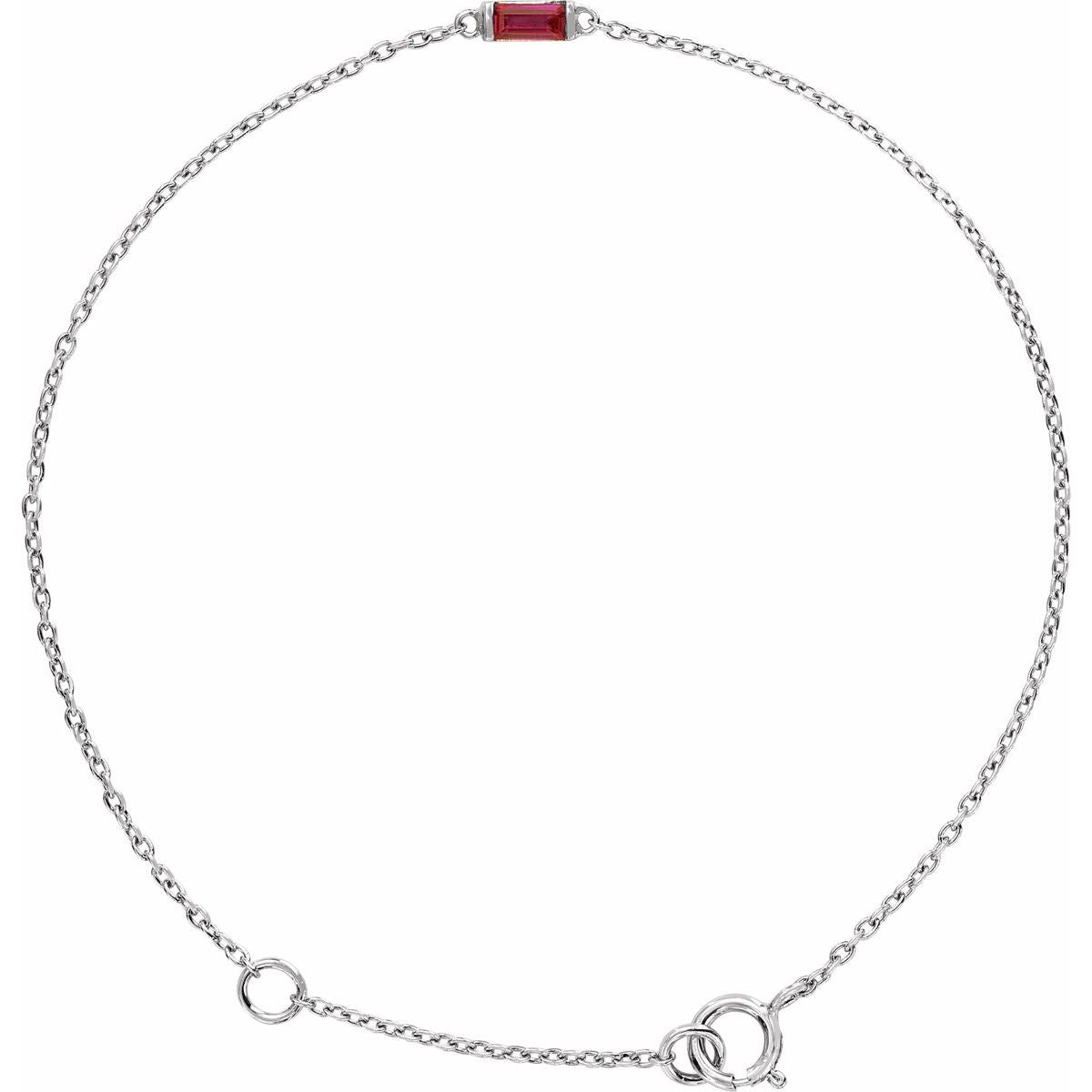 Baguette Bracelet - Sterling Silver - Series 688877