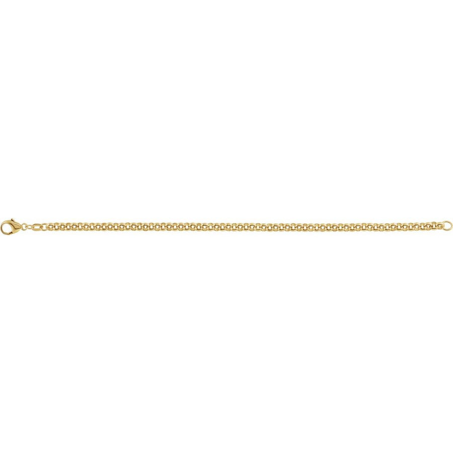 3.8 mm Rolo Chain Bracelet (3.8 Mm / 7 In) - gallery - Series CH211