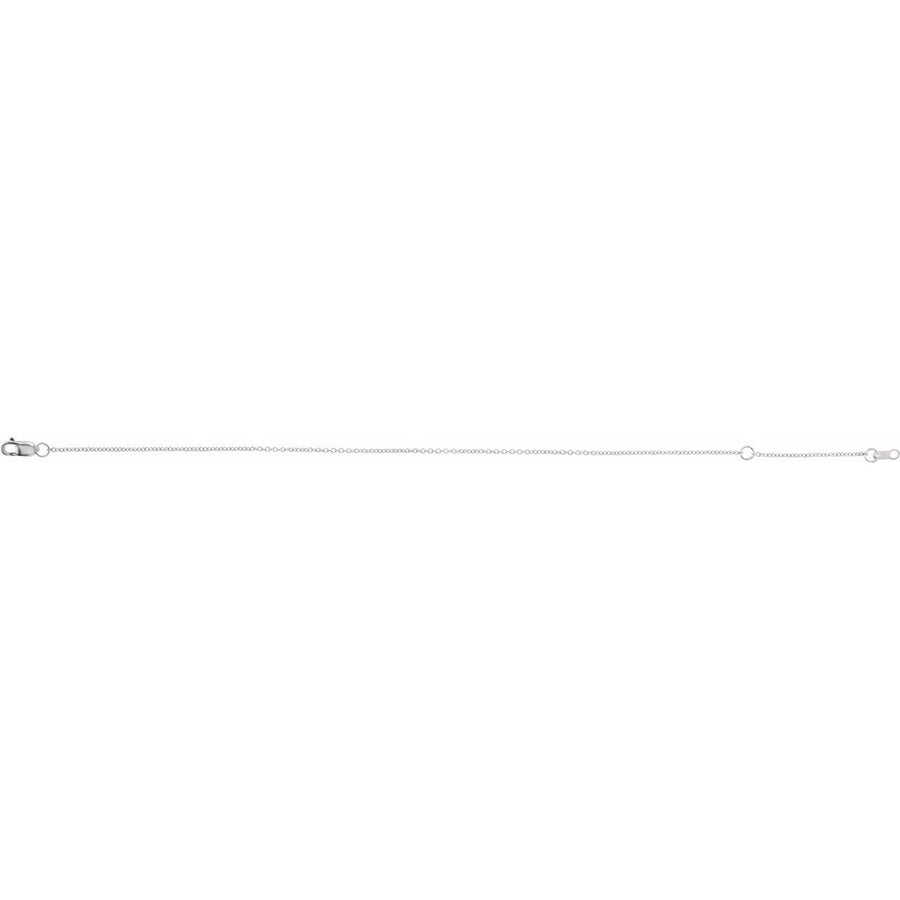 1 mm Cable Chain Bracelet (1 Mm / 6 1/2-7 1/2 In) - gallery - Series CH1015