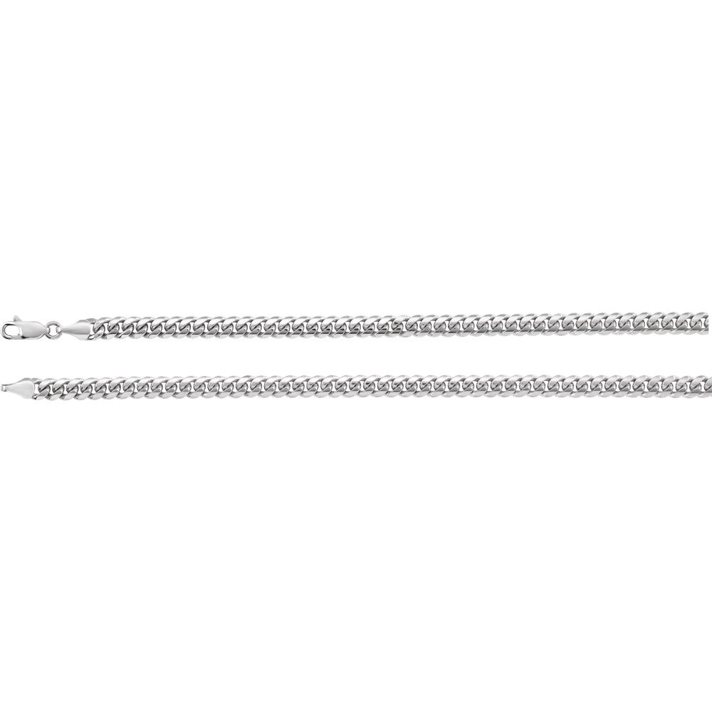 925 Sterling Silver Miami Cuban Curb Chain