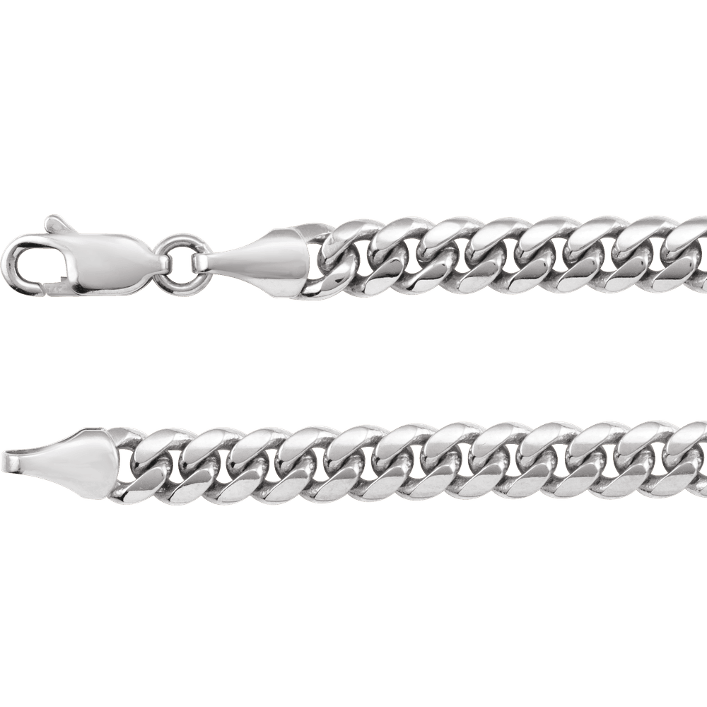 925 Sterling Silver Miami Cuban Curb Chain