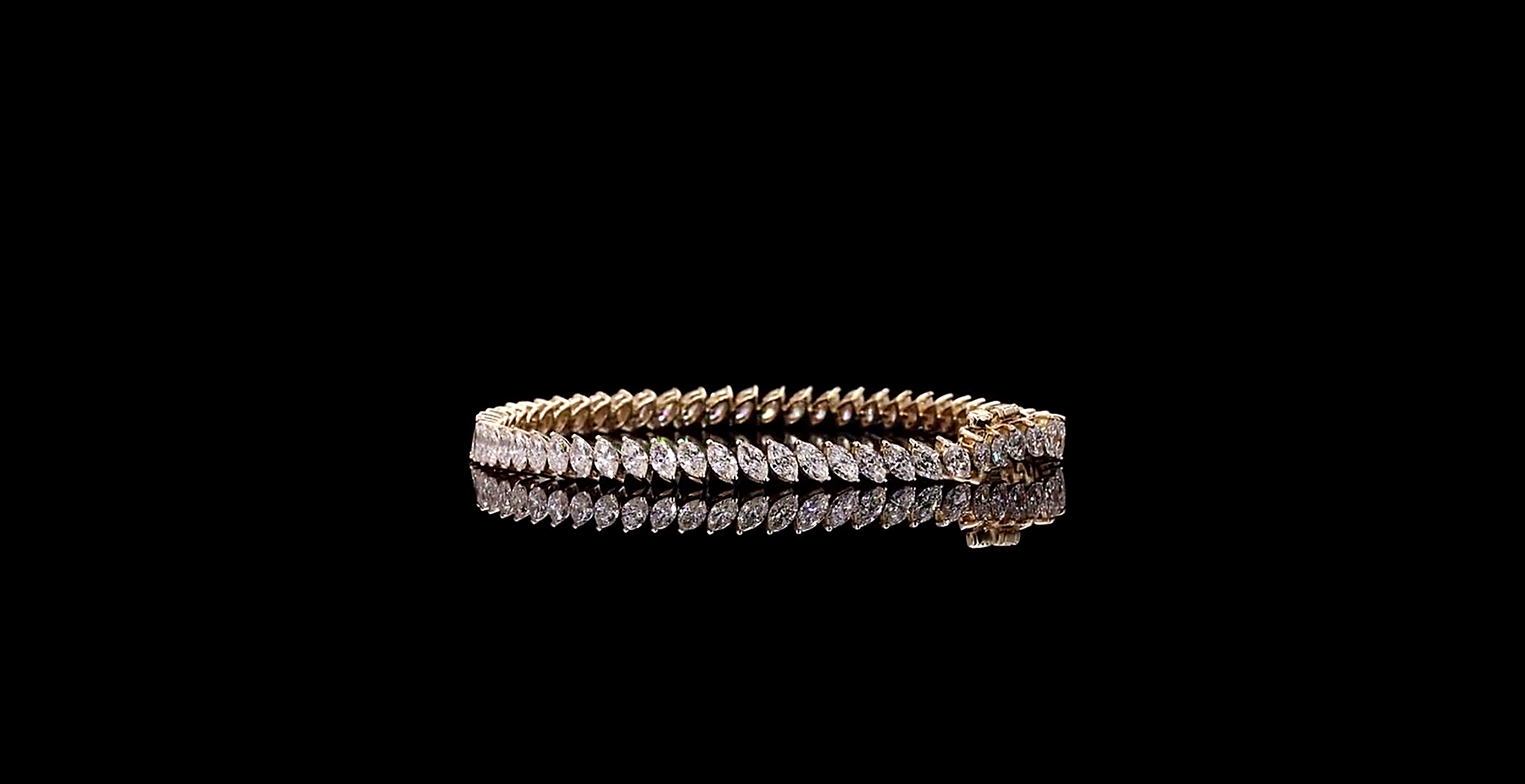 Marquise Diamond Tennis Bracelet