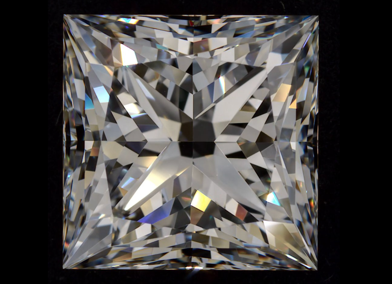 3.87 Carat Princess Lab Diamond