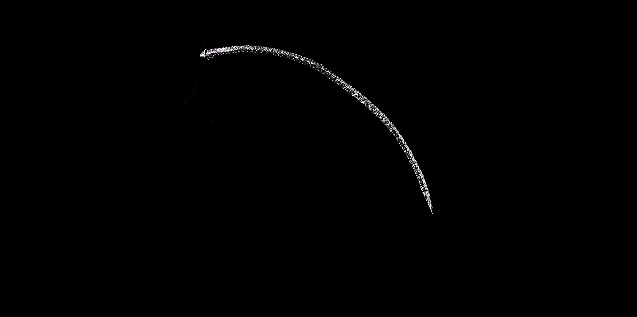 15.00 CTTW Round Lab Diamond Riviera Necklace 14K Yellow Gold
