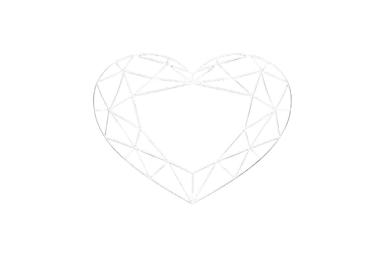 Diamond top view diagram