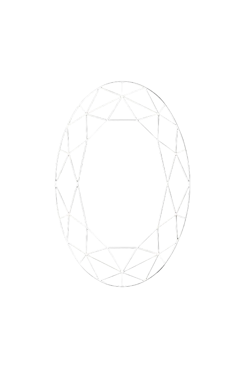 Diamond top view diagram