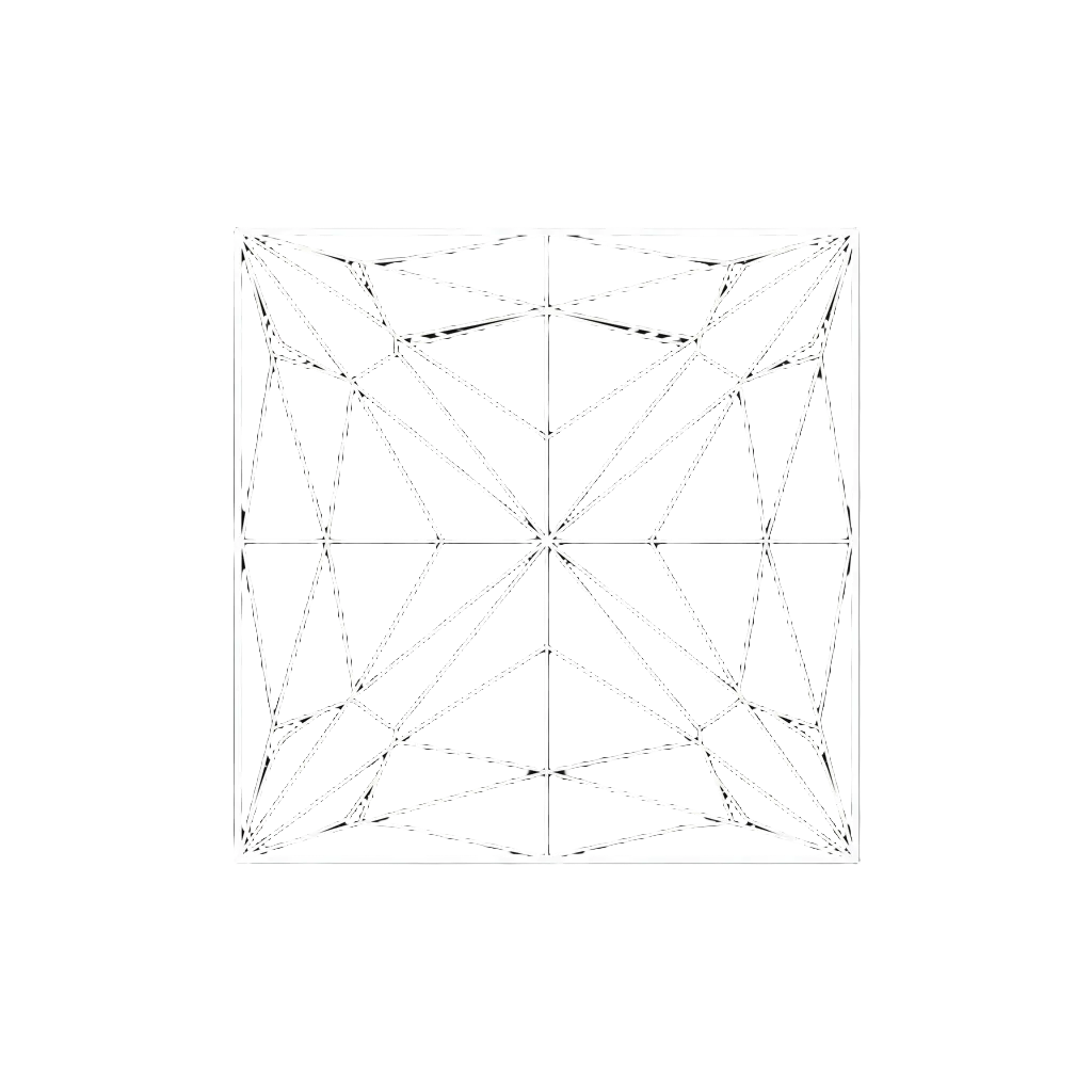 Diamond top view diagram